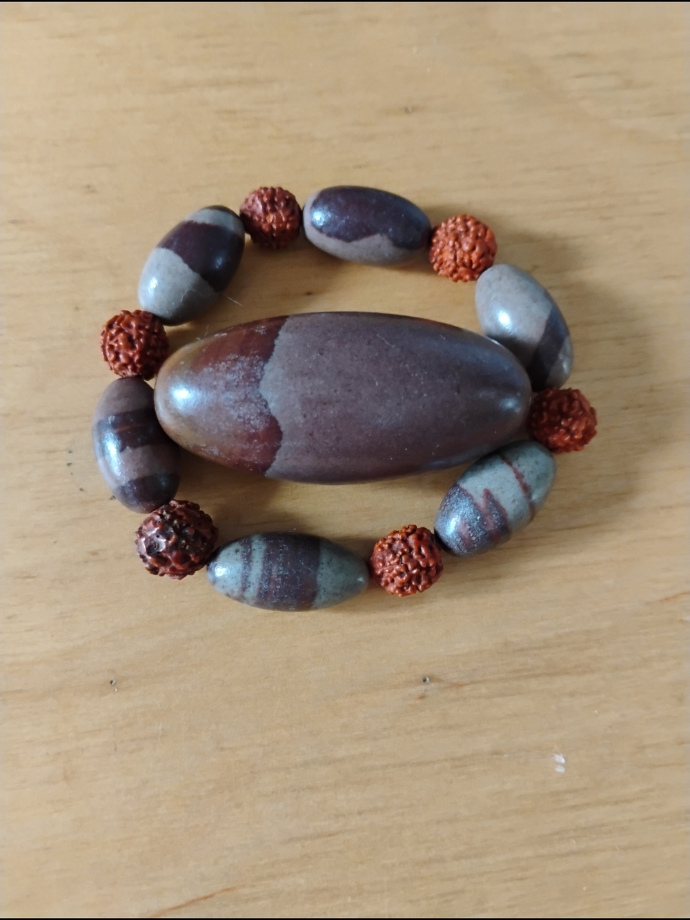 Shiva Lingam Stone And Bracelet